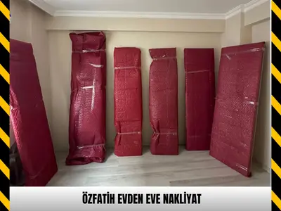 Öz Fatih Nakliyat özenle paketlenmiş eşyalar